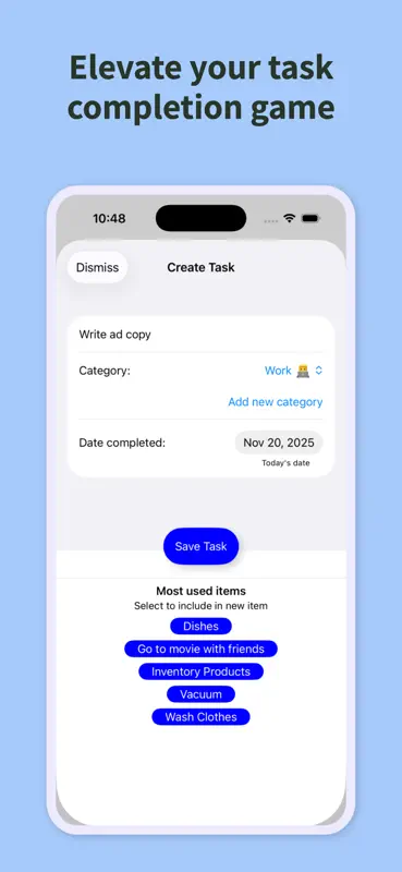 TaDone - Done List Tracker screenshot 7 of 8