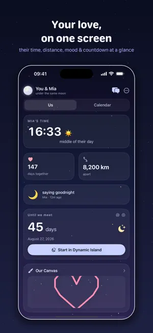 Same Moon - Couple Widget screenshot 3