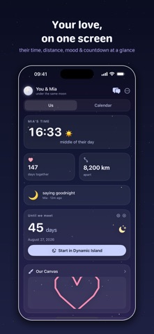 Same Moon - Couple Widget Screenshot 3 of 9