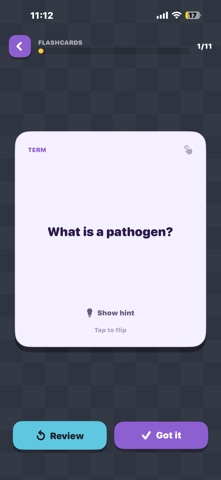 GCSE Biology Game iPhone screenshot