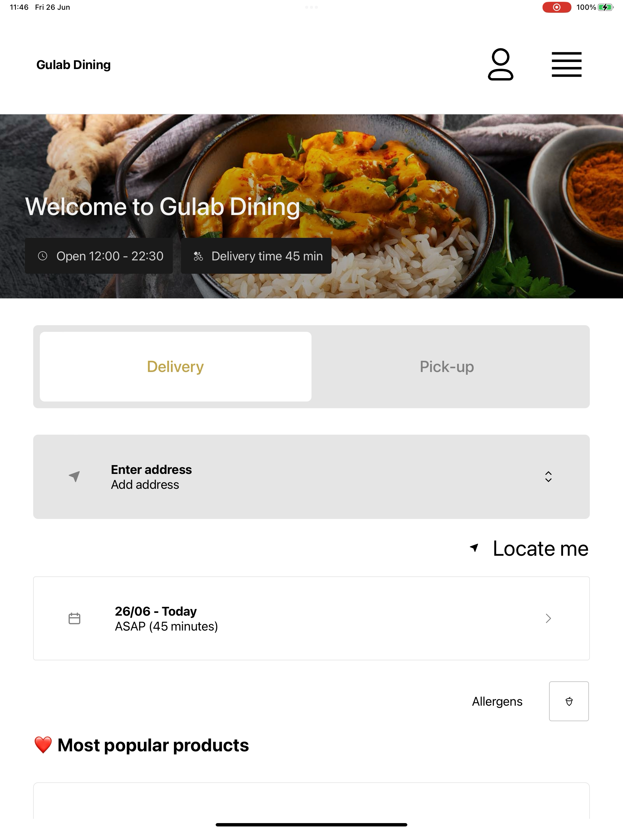 Gulab Dining UK screenshot 10