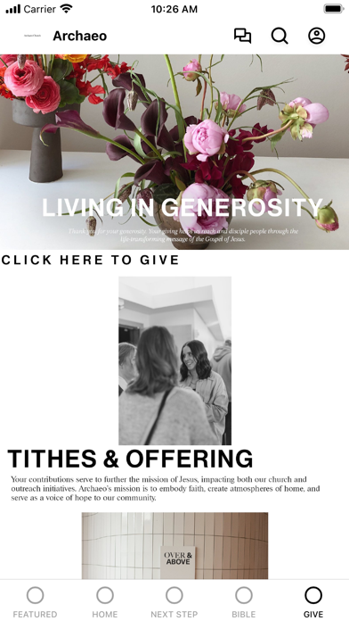 Screenshot 4 of Archaeo Church App