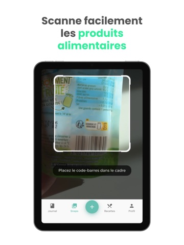 SnapOishi - Recettes & Calorie iPad screenshot