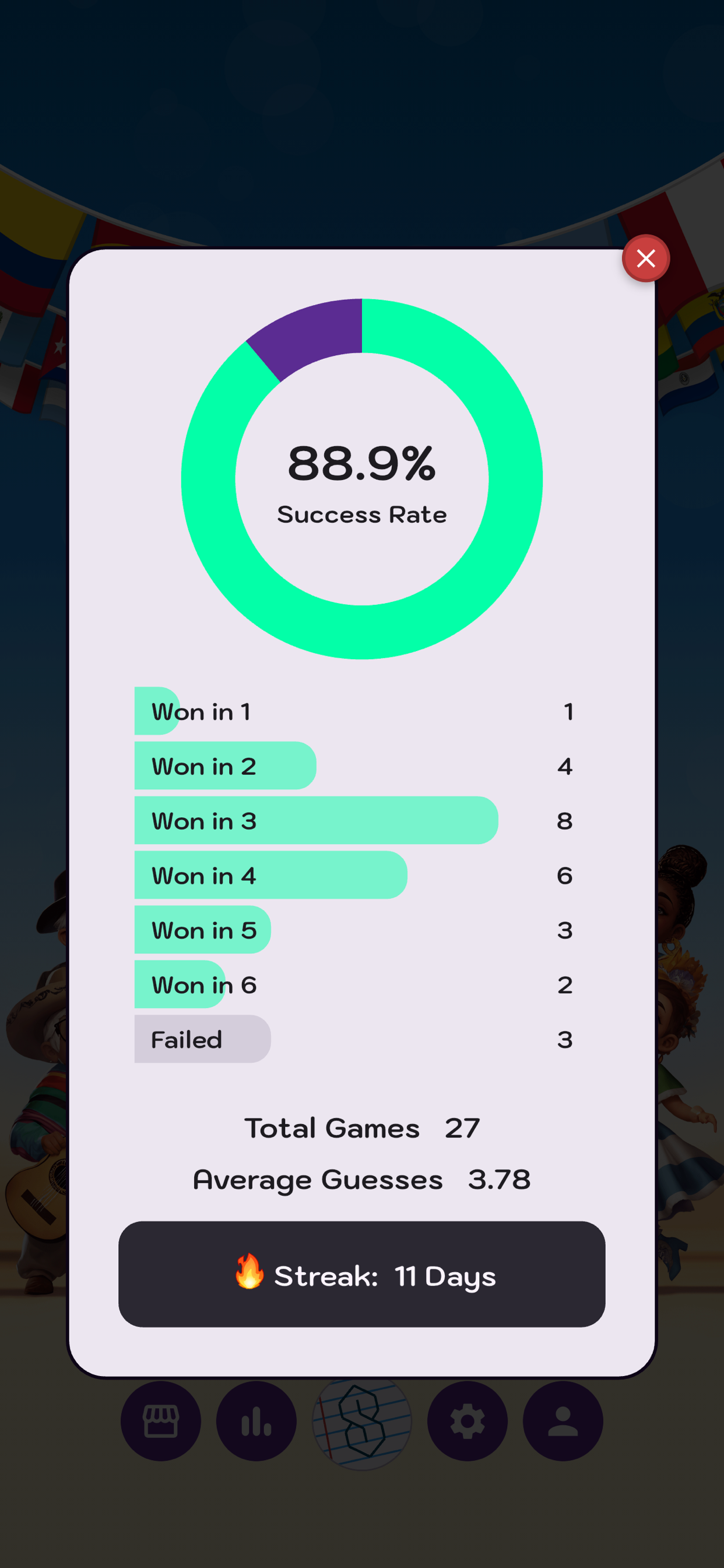 Españordel: Spanish Word Game screenshot 5