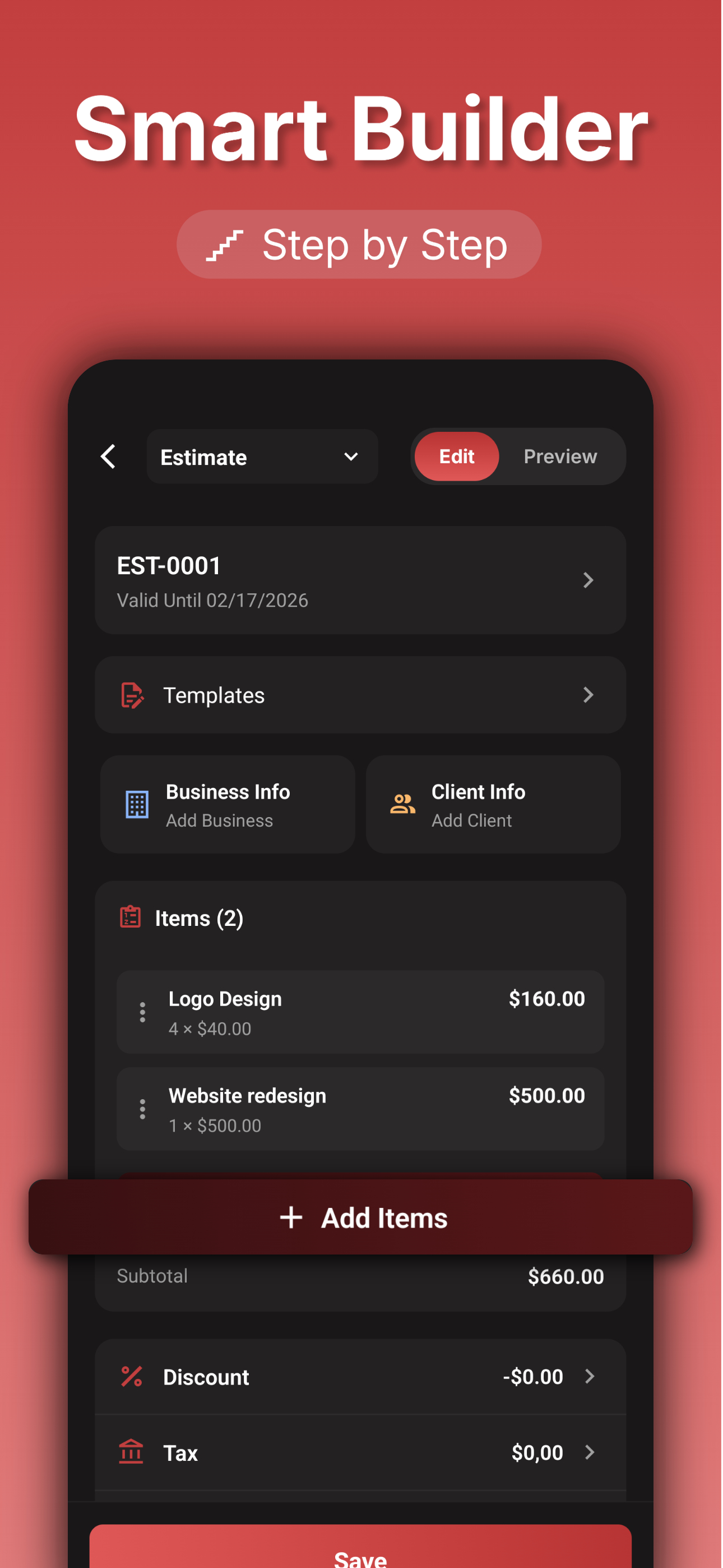 Estimate Maker - Business Cost screenshot 6