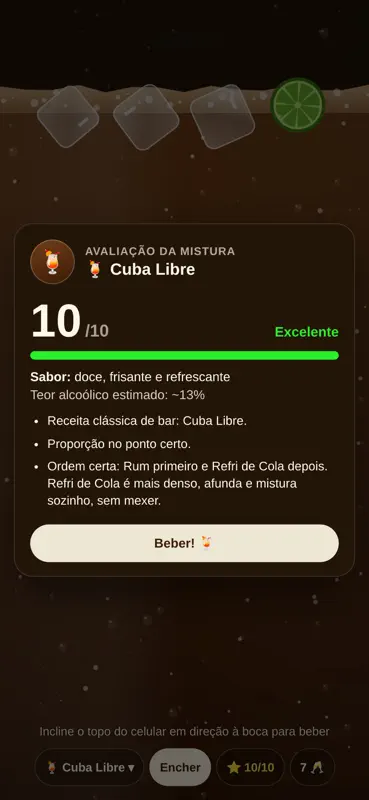 Gelada: Bebidas Virtuais screenshot 7 of 8