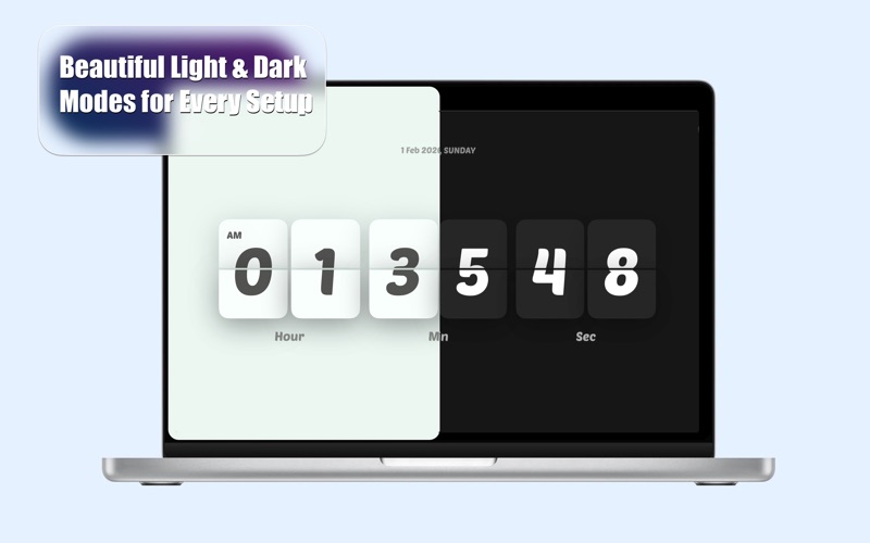 Flip Clock – Retro Flip Timer iPhone screenshot