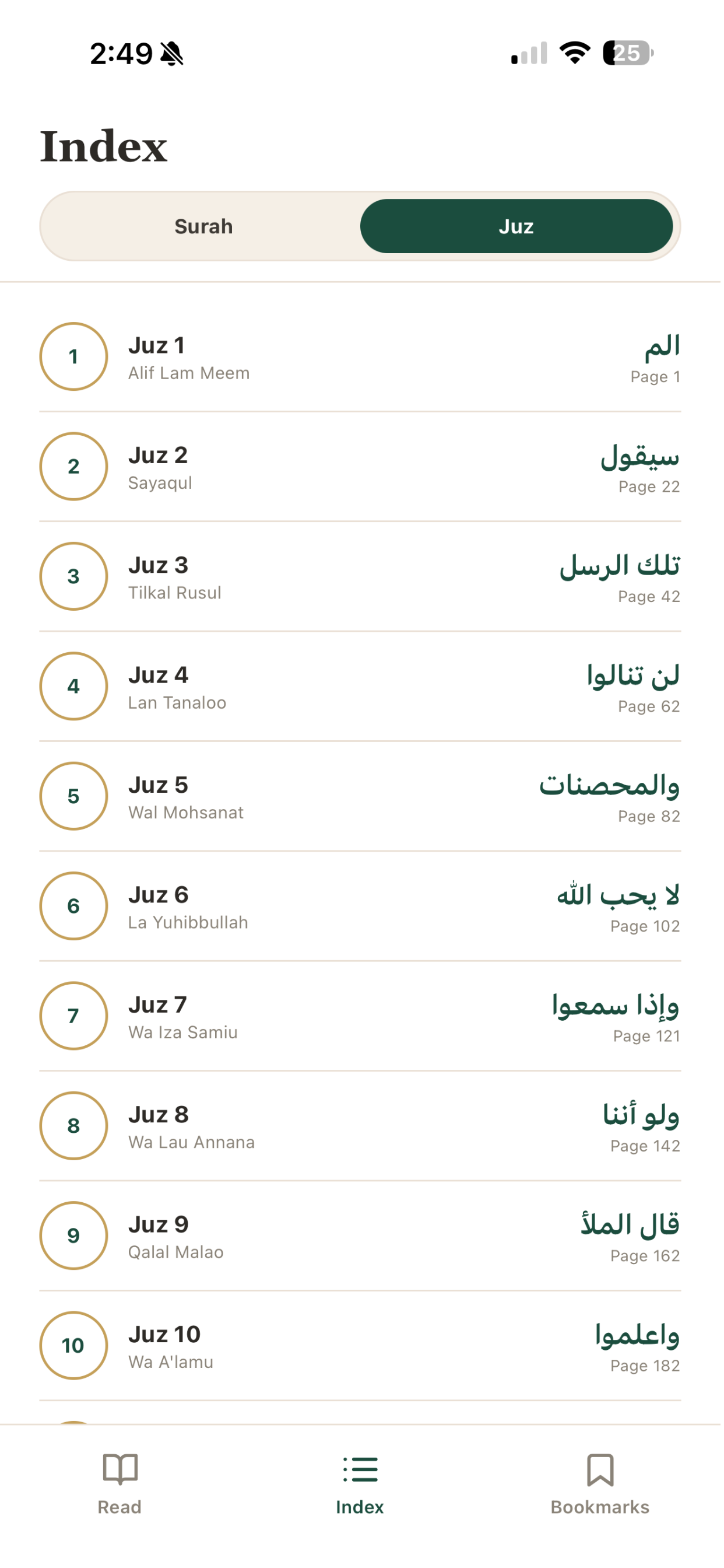 Islamic 15 line Quran screenshot 3