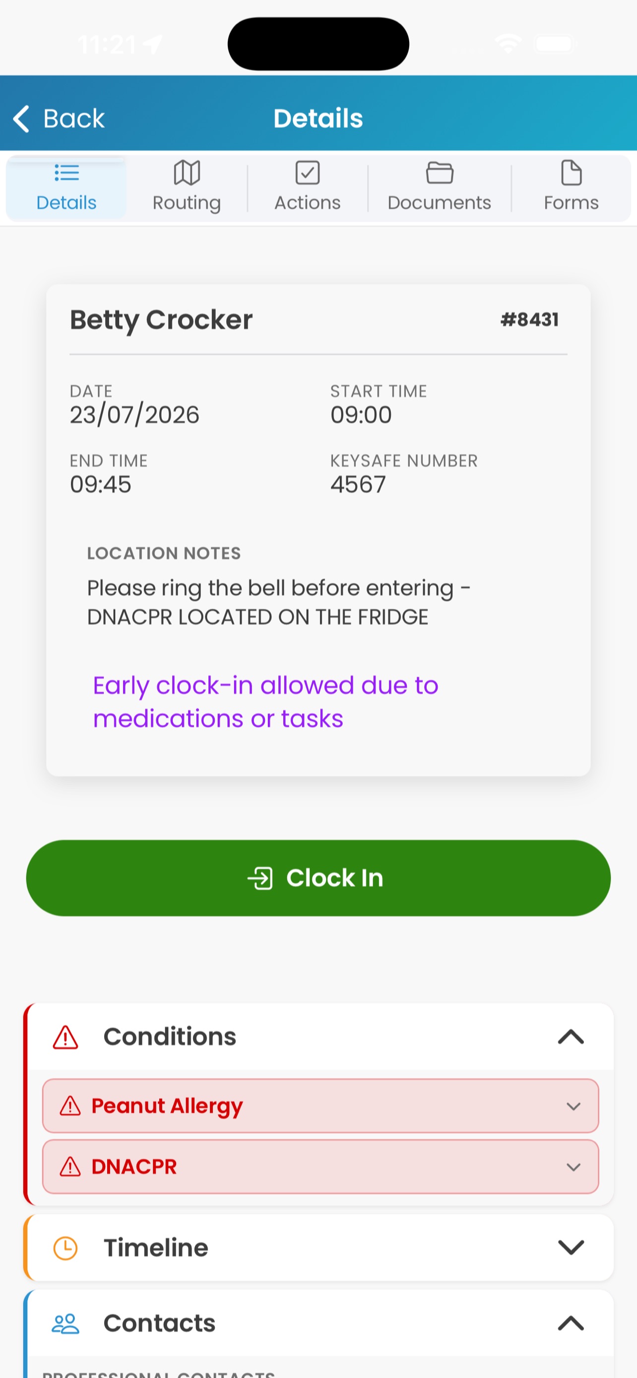 Screenshot 3 of IQ:carecompanion