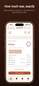 Meltpool: Candle Calculator screenshot