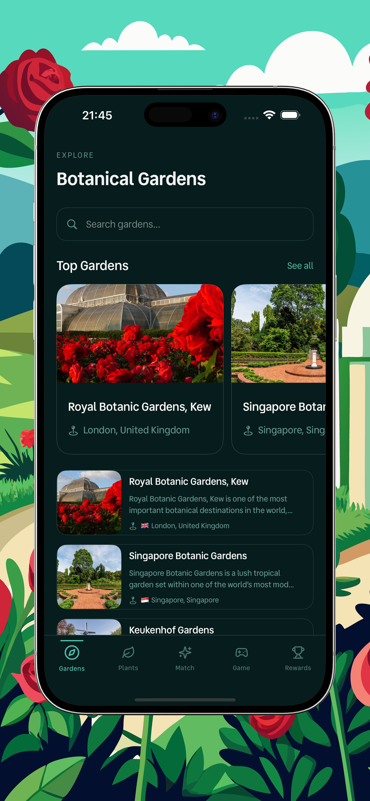 The Grosvenor Mosaic Botanic screenshot 3