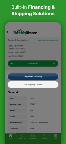 ForestryTrader iPhone screenshot