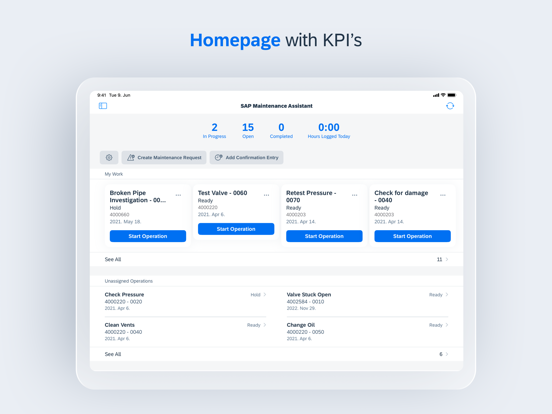 Screenshot #4 pour SAP Maintenance Assistant