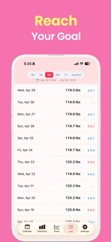 Weight Loss Tracker Pro Screenshot 5 of 6