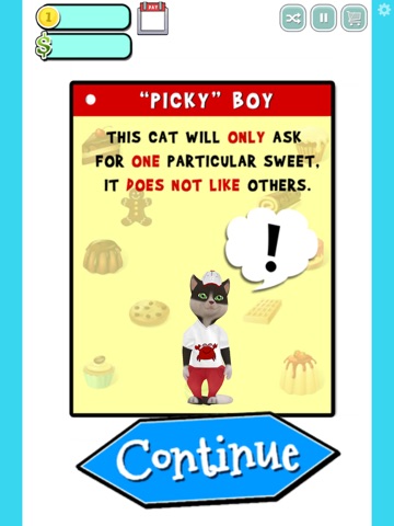 Cat Leo's Bakery Kitchen Game iPad screenshot