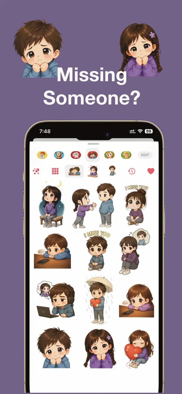 Love Stickers - Ora and Omi Screenshot 5