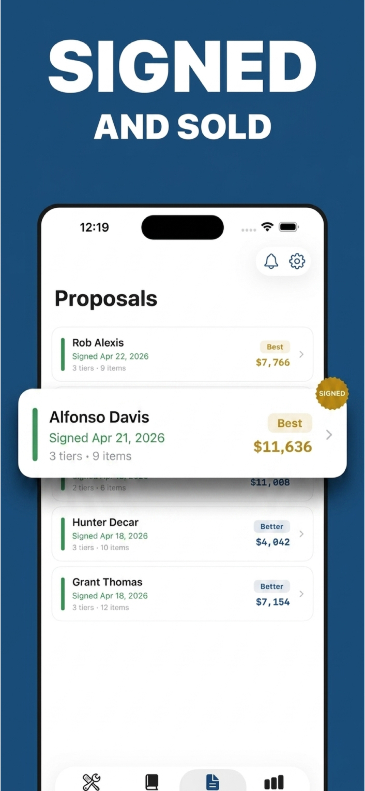 ProQuote - Contractor Bids