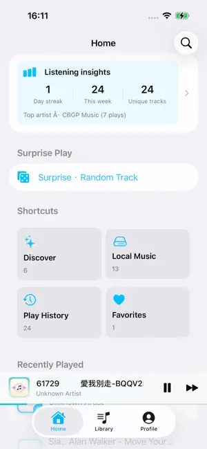 YTune Player screenshot 1