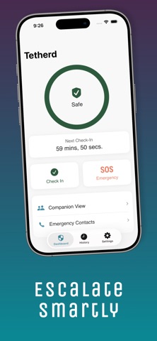 Tetherd: Safety Check In Screenshot 4 of 7