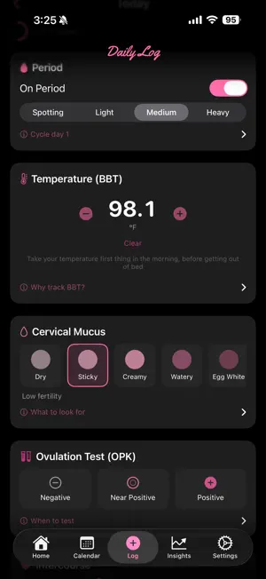 Bloom Cycle & Period Tracking screenshot 3