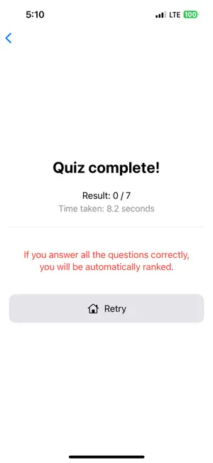 Capital Quiz!! screenshot 3