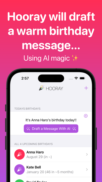 Happy Birthday Wishes - Hooray Screenshot