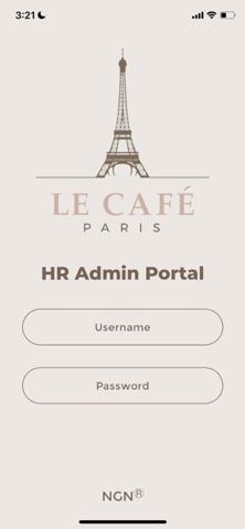 Le Café Paris Portal screenshot