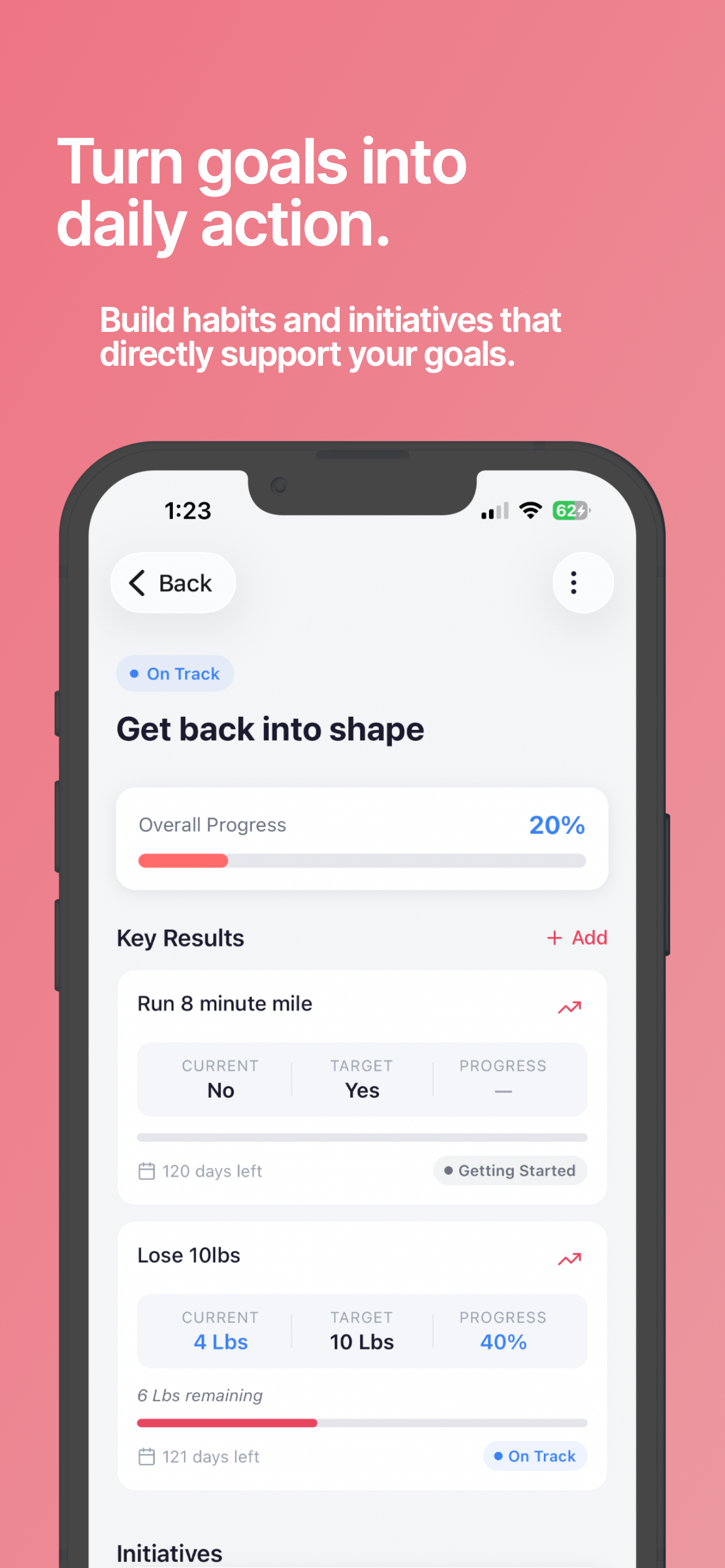 Goal OS: Goal & Habit Tracker screenshot 4