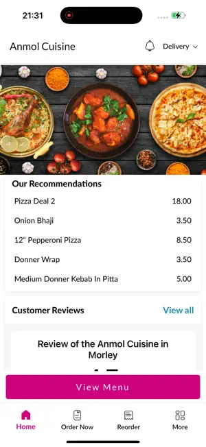 Anmol Cuisine. screenshot 2