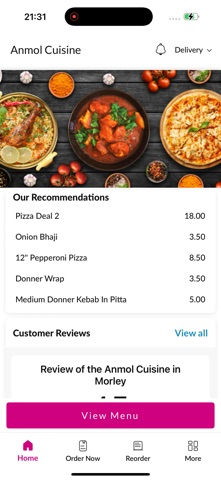 Anmol Cuisine. Screenshot 2 of 5