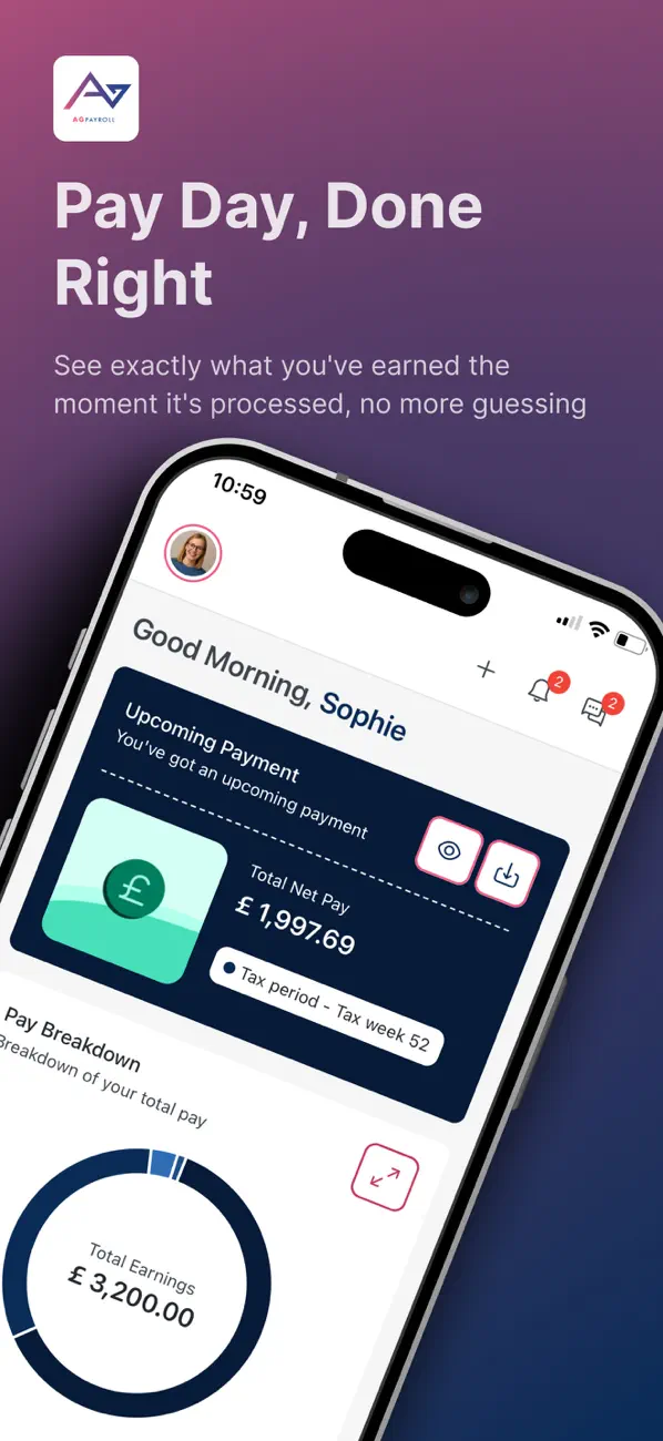 Screenshot #1 pour AG Payroll