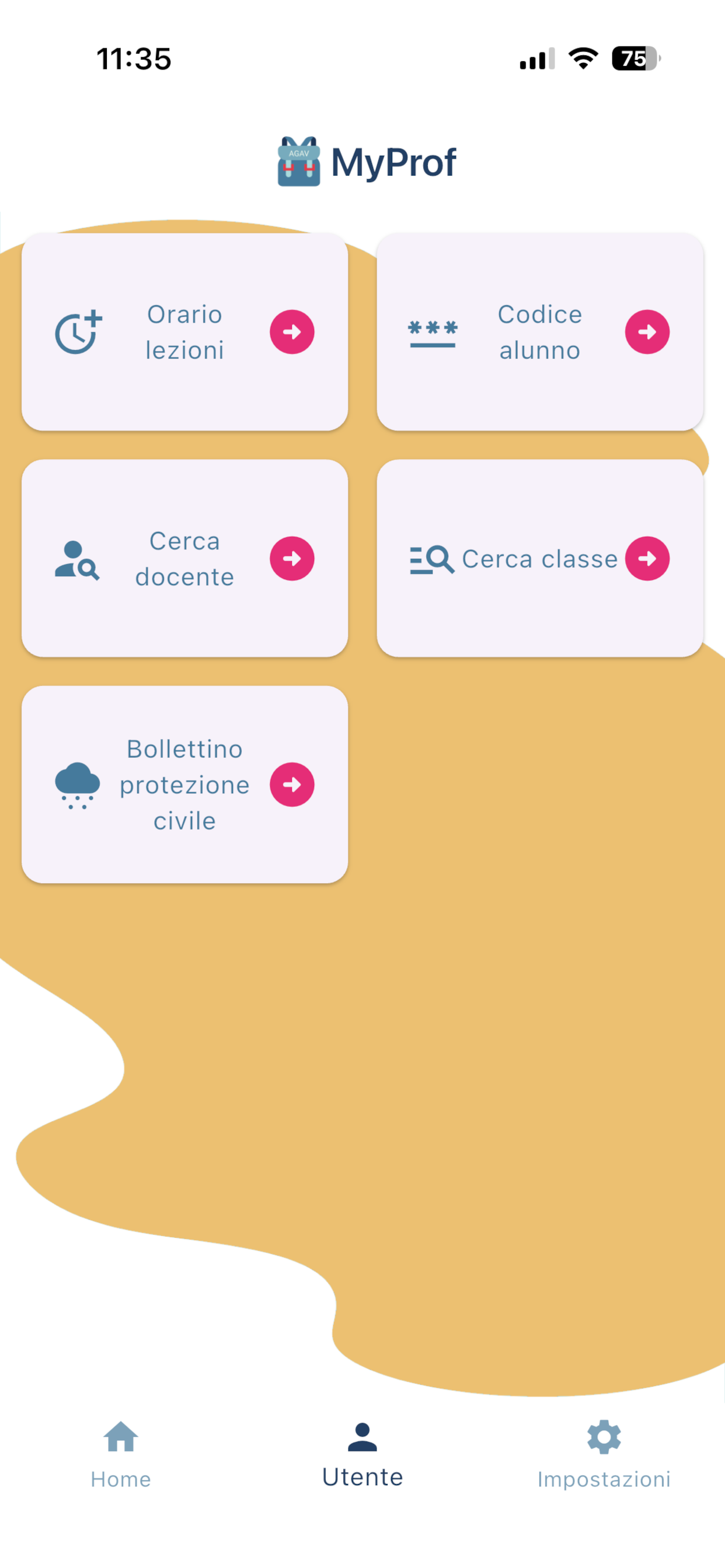 MyProf screenshot 3