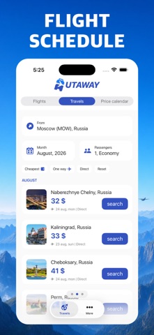 Travels & Trip - Cheap Flights iPhone screenshot