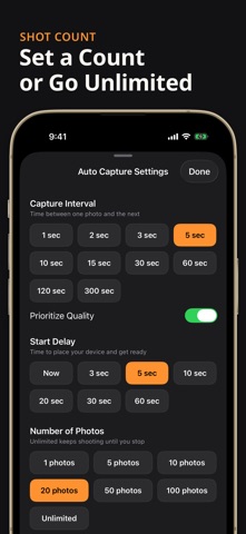 Interval Camera: Auto Capture app screenshot 3