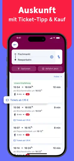 Screenshot von Hvv Switch: Tickets & Sharing auf dem iPhone 4