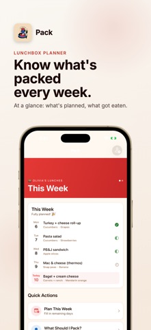 School Lunch Planner - Pack Screenshot 1 of 5