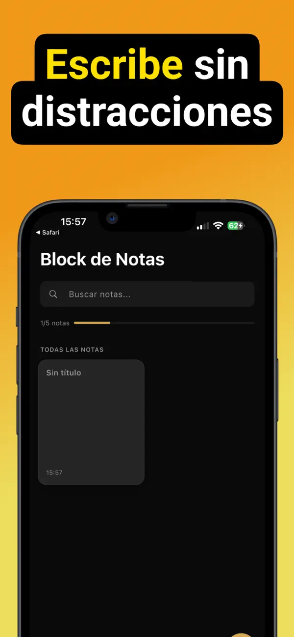 Screenshot #1 pour Block De Notas Para Escribir