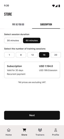 UFC Gym Private Coaching Screenshot 3 of 3