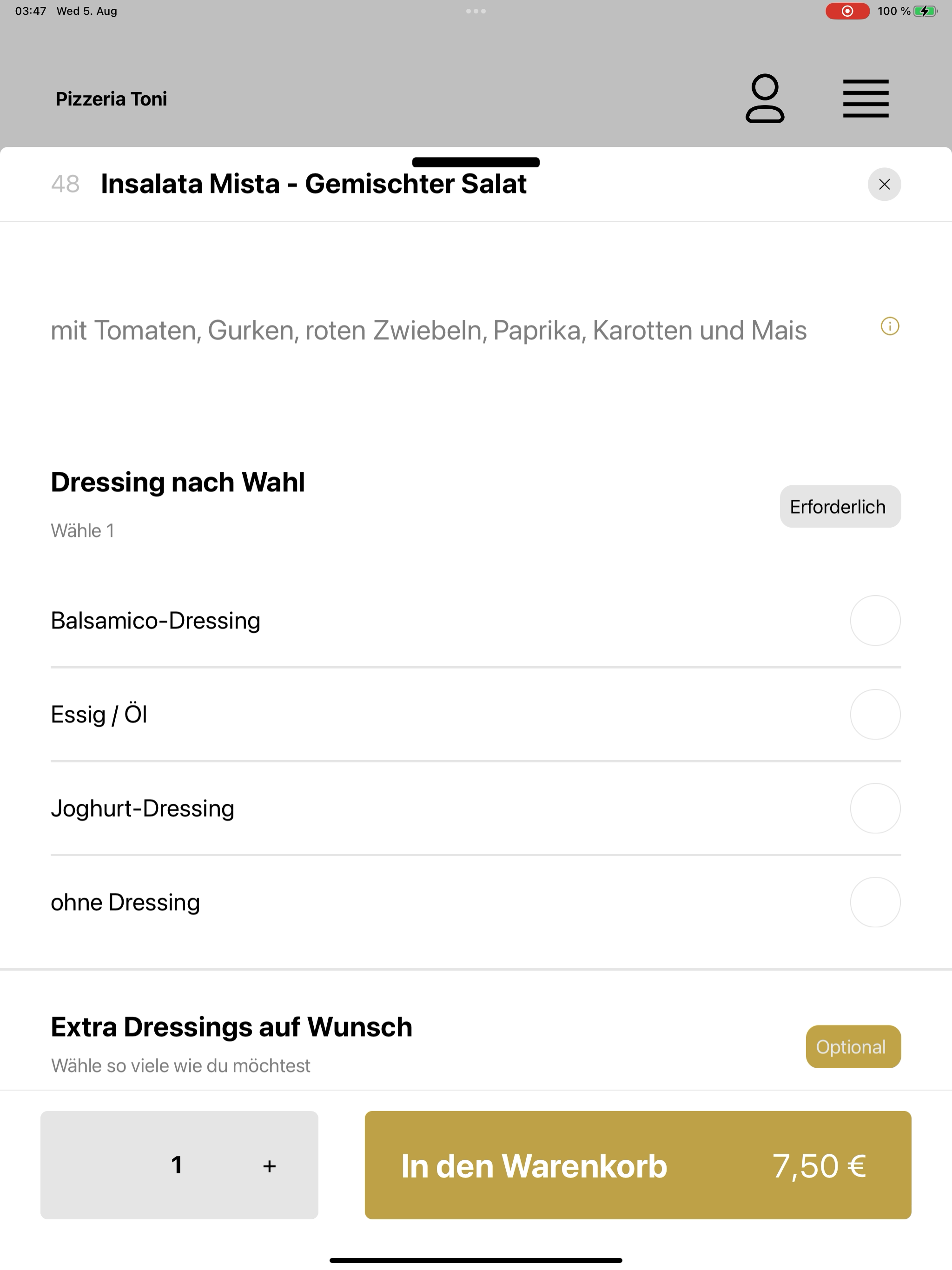 Pizzeria Toni Liederbach screenshot 15