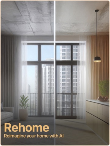 Room Design with AI - Rehome iPad screenshot