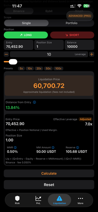 Crypto Risk App Screenshot 8 of 10