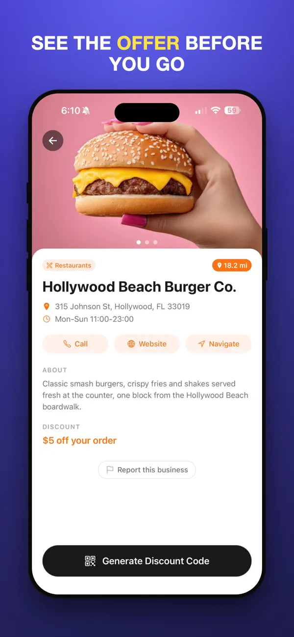 Screenshot #2 pour FloDisc: Local Deals & Offers