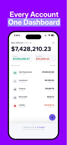 Net Worth Tracker - Netvo screenshot