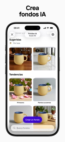 Photoroom - Editor de Fotos IA App Store preview screenshot 1
