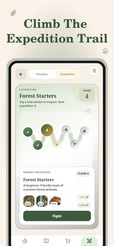 Animal Gacha: Wildlife Cards iPhone screenshot