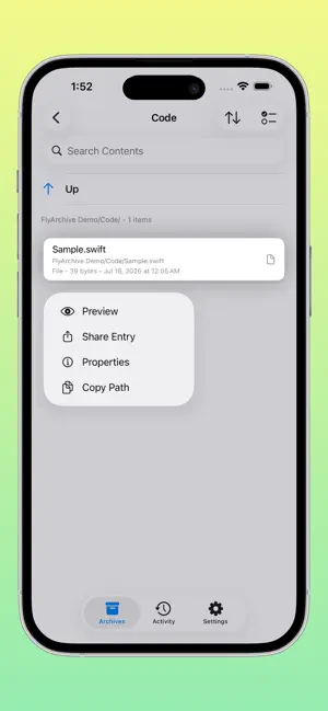FlyArchive screenshot 3