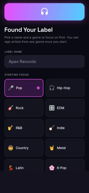 Music Tycoon: Label Manager screenshot 1