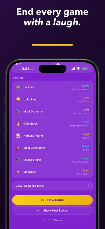 Score Keeper for Five Crowns screenshot 7 of 8