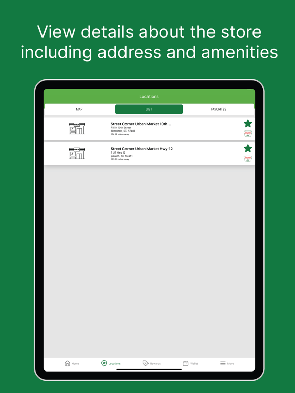 Street Corner iPad screenshot 2 - Business app