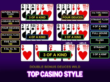 Multi Hand Video Poker iPad screenshot